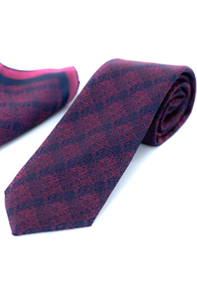 Oppland Men's Tie Classic, Can Be Shaped with Handkerchief, Stain Resistant, Stylish Patterned, Modern, Thin, Wide Design