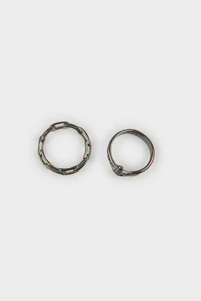 DeFacto Atolyewolf X Men's 2-Piece Ring E6298Axns
