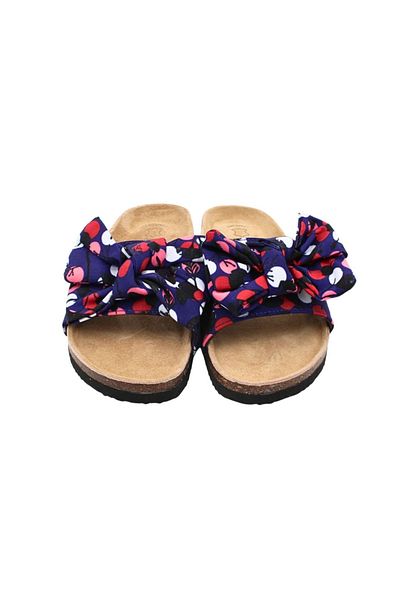 Perletti Women's slippers, with polka dots and bow, Perletti, 40 EU