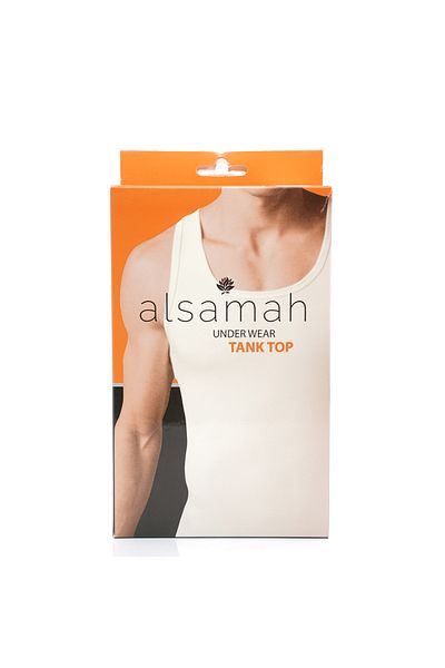 ALSAMAH undershirt 100% Cotton Tank Top