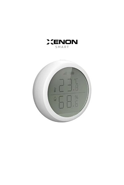 Xenon Smart Akıllı Dijital Termometre Wifi Zigbee Mobil Uygulama Kontrollü Iç Mekan Isı Ölçer Ve Nem Ölçer X7608
