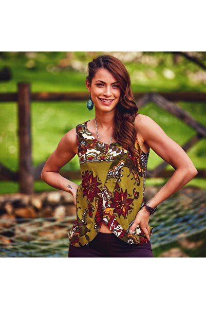 Los banditos Sleeveless Buttoned Women's Blouse