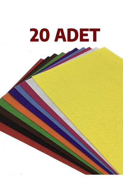 Südor لباد مختلط الألوان 20 قطعة - مقاس A4 20x30 سم
