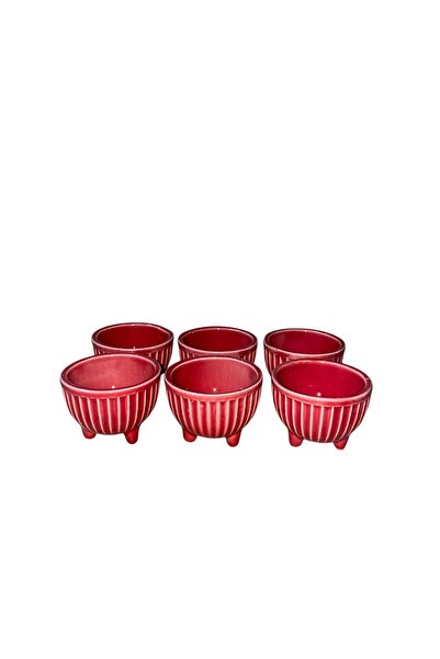 RED SERAMİK Red Ceramic Viva Collection 6 Piece Breakfast Sauce Bowl-Turkish ...