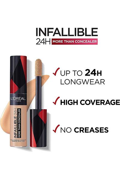 L'Oreal Paris لوريال باريس، خافي عيوب إنفاليبل مور ذان، 327 كشمير