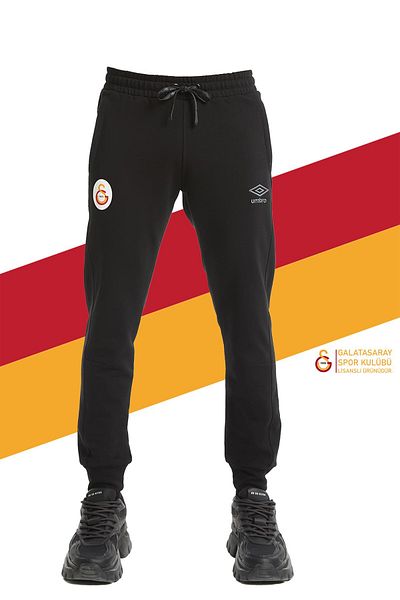 Galatasaray Γνήσιο Αδειοδοτημένο Umbro Elastic Leg Μαύρο Φούτερ
