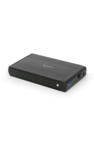 Gembird Gembird SATA USB 3.0 external hard drive protective case, 3.5'' (Black)