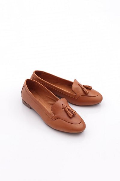 DGN 104 Γυναικεία Zenne Loafer με Αξεσουάρ Φούντας