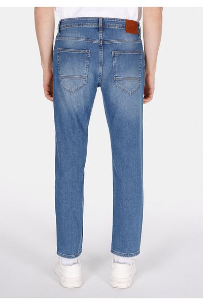 Colin's Straight Fit Low Waist Straight Leg Men's Green Jean Trousers