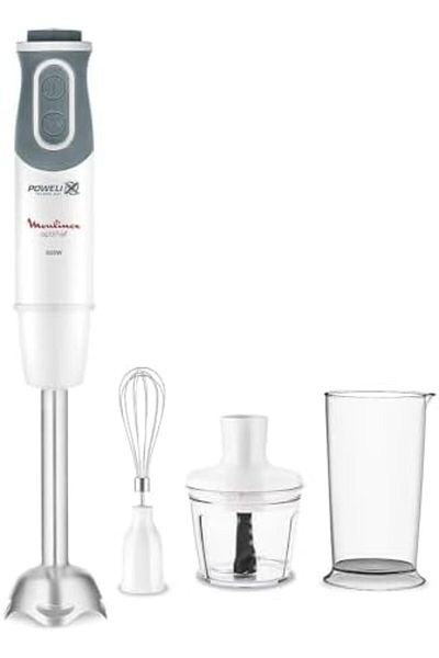 Moulinex Hand Blender, Optichef with Whisk, Beaker and Chopper, DD643127