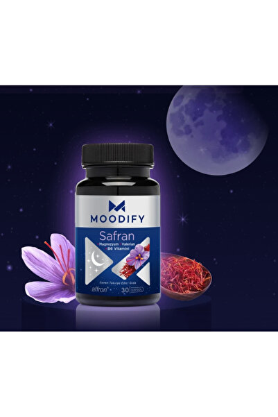 Moodify زعفران 5 اتش تي بي فاليرين فيتامين ب6 - 30 كبسولة