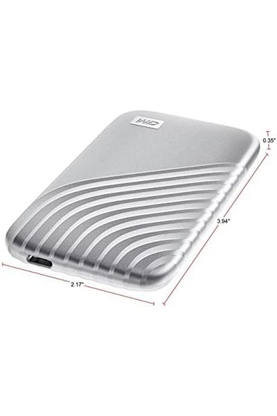 STOREMAX Sbl My Passport ™   Ssd 2Tb Silver, 1050Mb/S Read, 1000Mb/S Write, Pc & Mac Compatible Sblshp 10