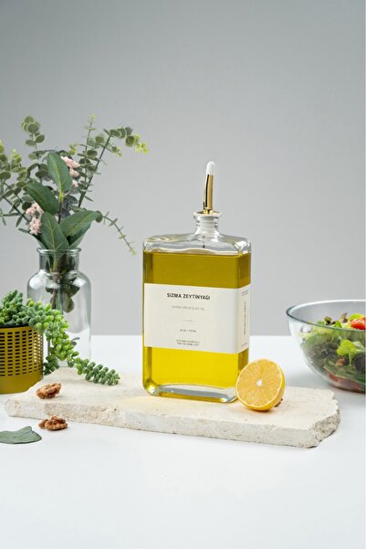 Tohana وعاء زيت زجاجي وعاء خل 750 مل