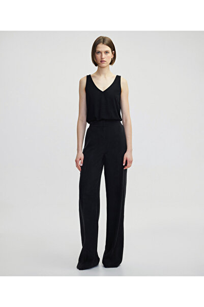 İpekyol Nervür dikişli wide leg pantolon