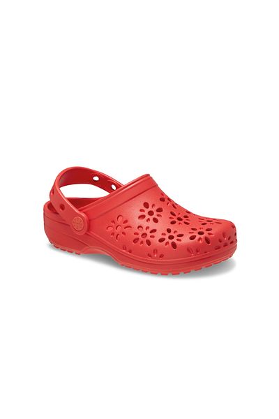 Crocs Classic Floral Cut Out Clog Women's Slippers