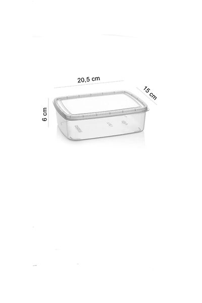 VİZYON 1350 ml Freezer Storage Container Refrigerator Organizer 1 Piece