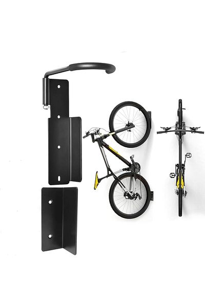 COOYA Bike Hanger, 2 Pack Swing 90° Vertical Bike Wall Mount Rack, for Indoor Garage Organization Storage