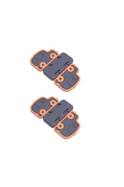Empria Set Of 2 Sliding Door/window Safety Locks, 11x6.5x0.7 Cm, Blue