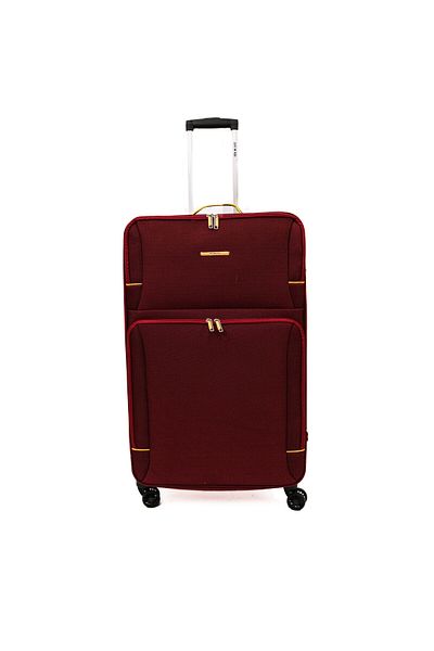 Lamonza Lime Trolley 80x46x28 Cm, 3.4 Kg, Expandable 30%, Red / Yellow