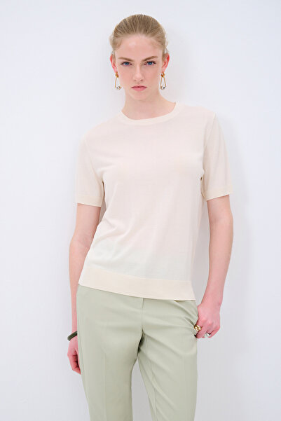 adL Kısa Kol Triko Bluz