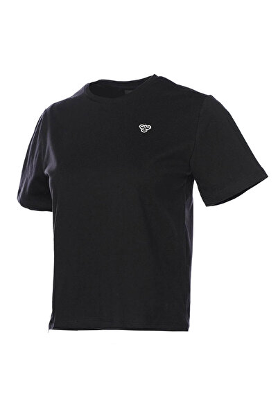 hummel Hmlt-Ic Icona Regular μαύρο γυναικείο T-Shirt 911867-2001