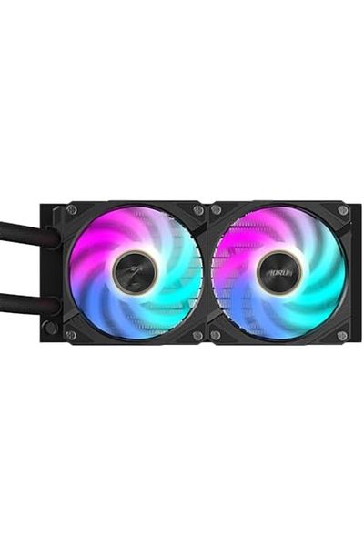 STOREMAX Ezg Aorus Waterforce X Ii 240 Fan with Magnetic Locking Mechanism, 60 X 60mm Full Color Lcd Display, P