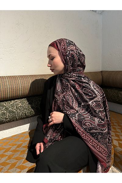 MİRSOY SCARF Σάλι με έθνικ σχέδιο - Μοτίβο Mihra και ρόδι