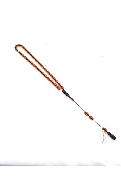 BONCADAS مسبحة كهرمان ناري مجعد