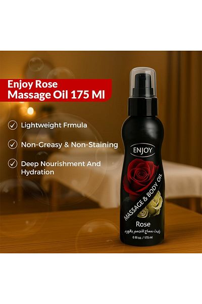 Enjoy Rose Massage Oil 175 Ml