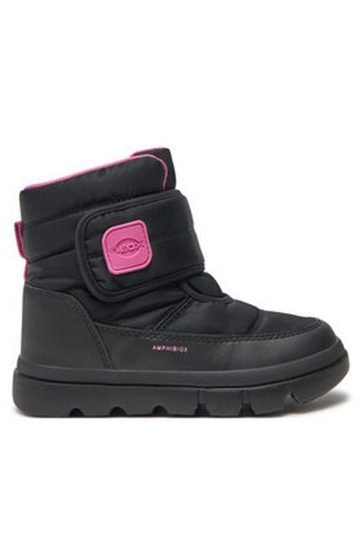 Geox girls' snow boots J46HWC-0FU54 black