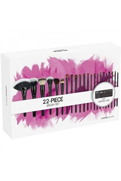 coastal scents مجموعة فرش مكياج مكونة من 22 قطعة