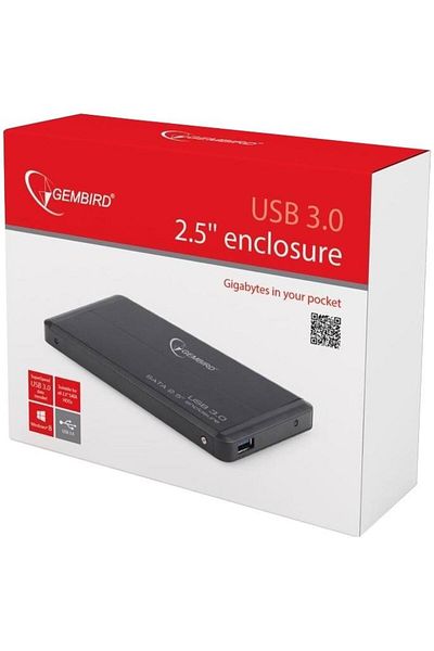 Gembird Rack Gembird EE2-U3S-2 Black, 2.5', USB 3.0 (Negru)