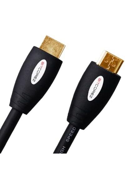 Generic Bitcorez HDMI Copper Cable 2M - Support 3D and 4K (Gold Plated) 30AWG 60hz Jacket: PVC Black
