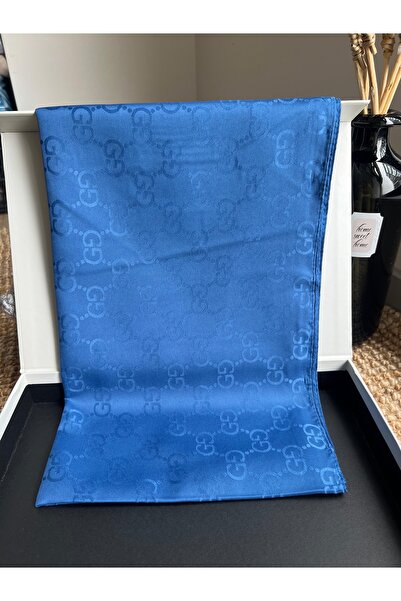 VaVscarfs G نمط الجاكار وشاح ساكس الأزرق