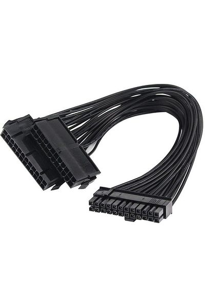 STOREMAX Rom Power Supply Multiplexer 24 Pin Atx Dual Psu Multiplexer Adapter Motherboard Mining Cable 51