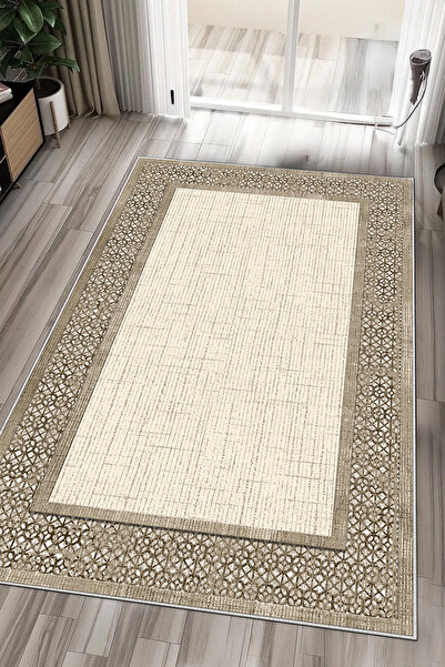 Evimle Makinede yıkanabilir kaymaz taban leke tutmaz mutfak halısı salon halı...