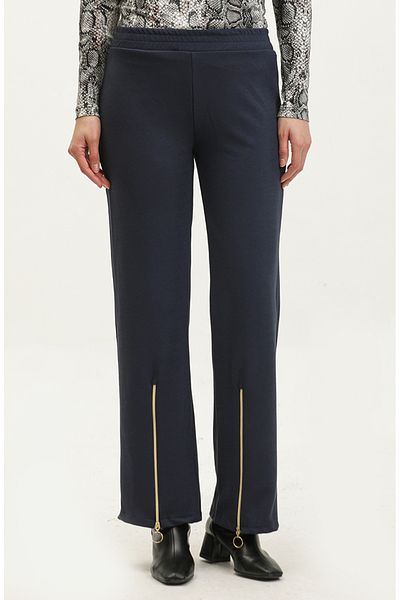 sefamerve Marineblaue Hose mit Reißverschluss, Modell 2005–01