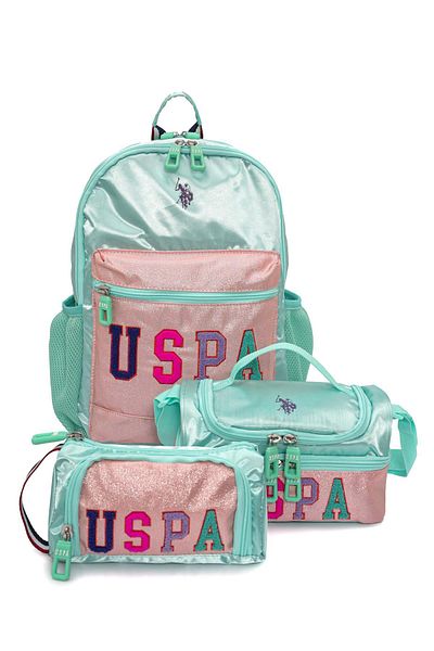 U.S. Polo Assn. U.S. Polo. Assn. Set ghiozdan pentru fete PLSET 242676869