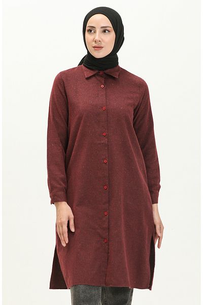 sefamerve Tunica Rosie Claret 2559-04 - Detaliat cu fanta