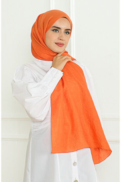 sefamerve Πορτοκαλί σάλι Karaca - 81058-01 Μοντέλο