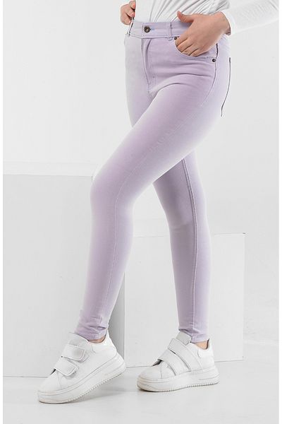 sefamerve Blugi liliac skinny - 30491-02