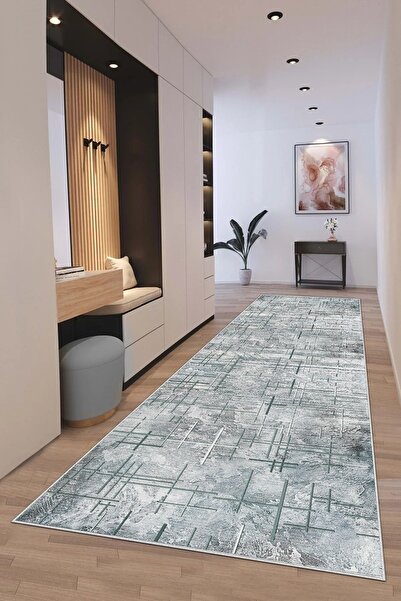 df home Kesme Yolluk Halı Koridor Halı Hol Halısı Kaymaz Taban Yıkanabilir