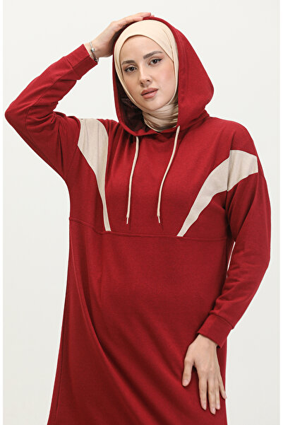 sefamerve Renk Garnili Eşofman Takım 3026-05 Bordo