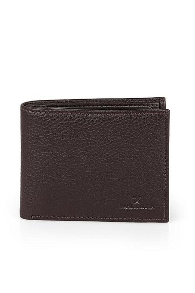 Daniel Klein Dkl0171-3 Men's Brown Wallet & Card Holder Made of Real Leather