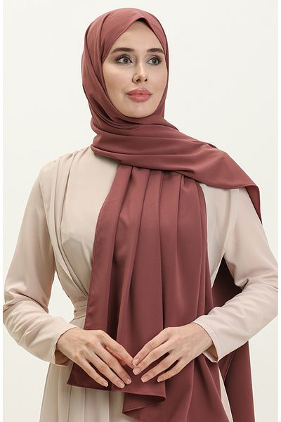 sefamerve Aymina Silk Cotton Dusty Rose Shawl 8612-05