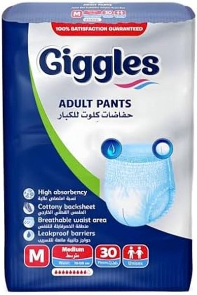 giggles Adult Culotte Size M - 30 Pieces
