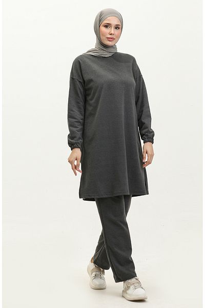 sefamerve Anthracite 03060-12 Σετ φόρμας με σχισμή