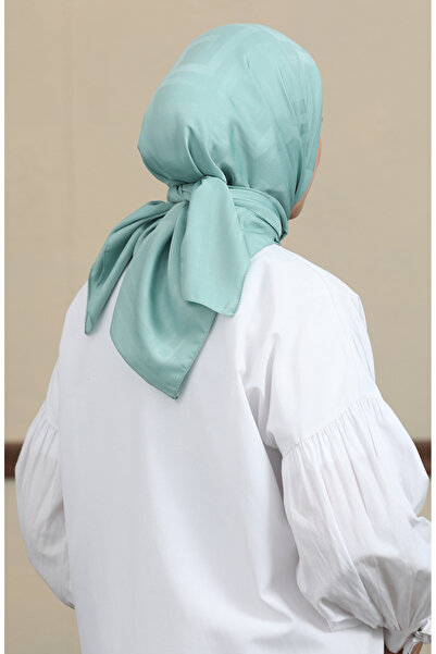 sefamerve Πράσινο ζακάρ κασκόλ - 90169-03