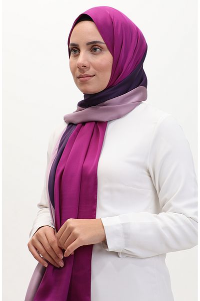 sefamerve Şal Karaca în trei culori 81049-16 - Liliac, Mov, Fuchsia