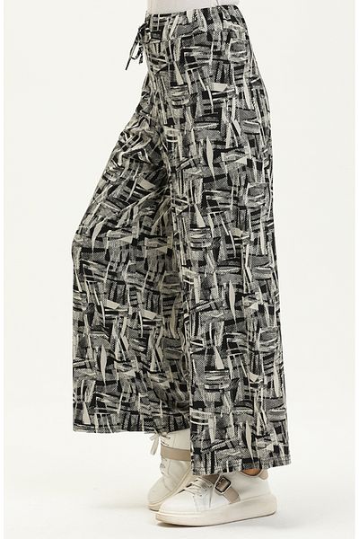 sefamerve Viscose Trousers 1027F-01 Black